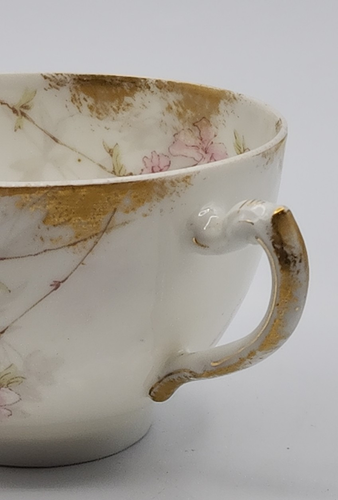 Haviland Limoges Snack Set Tea & Toast Set - Pink Lilacs? - Picture 11 of 24