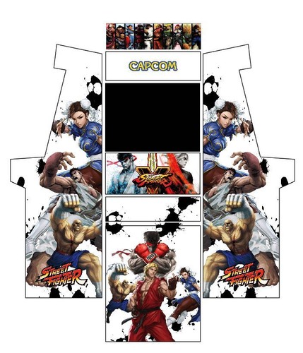 Stickers Borne Arcade (Mame ou Euro ou Personnalisé) - Street Fighter - modèle 3 - Photo 4/7