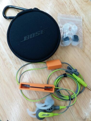 Bose Soundsport In-ear Earphones Wired Headset 3.5mm For Apple Version Green - Picture 7 of 7