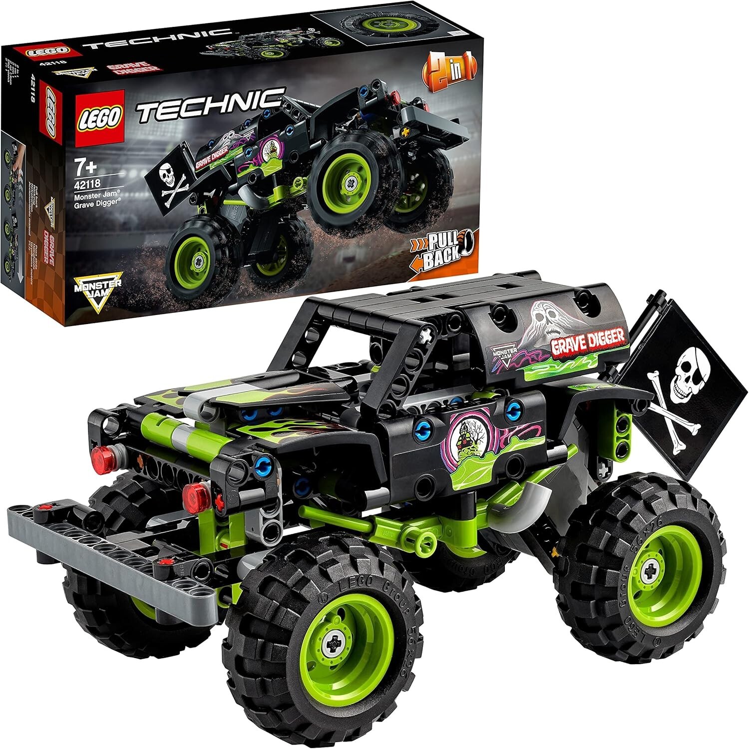 LEGO TECHNIC: Monster Jam Grave Digger (42118) - Brand New & Factory Sealed