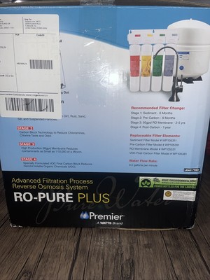 Watts Premier 531417 RO Pure Plus VOC Reverse Osmosis Filtration System w/Faucet