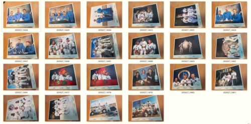 RARE 22Lit Space Moon Mission Apollo 1-17 NASA Astronauts print autograph signed - Picture 3 of 4