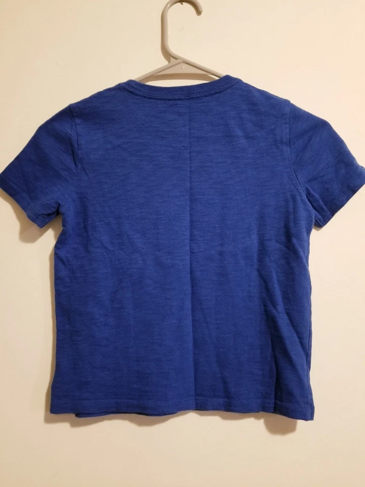 Gap Star Wars Stormtrooper Boy's T-Shirt Size S (6-7)/P Regular Brilliant Blue - Image 2 of 4