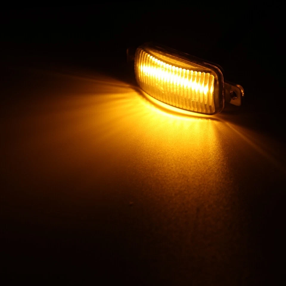 Para Ford F-150 F-250 Super Duty Raptor Rejilla Ámbar LED Marcador Luz Pod Foto 3 de 4