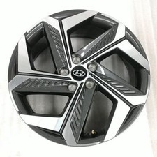 1 Wheel Rim For Tucson Oem 90 Percent Machined Charcoal