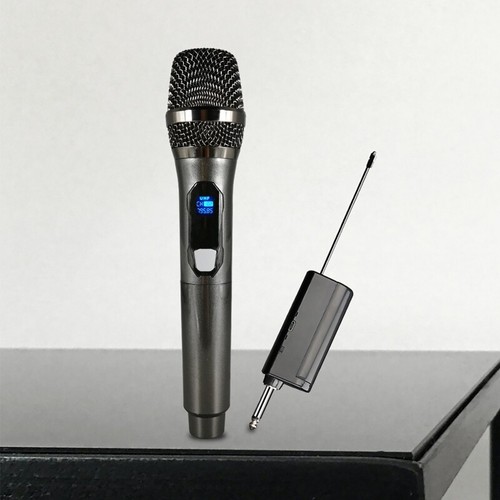 Professional UHF Dual Wireless Handheld Microphone Mic System Receiver Karaoke - Picture 2 of 10