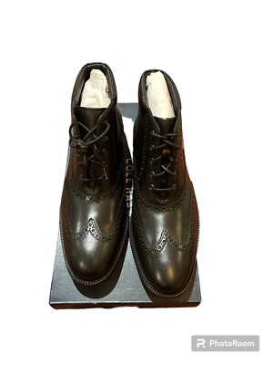 Cole Haan Chukka Wing Tip C20285 Mens Black Leather Boots Size 12 M Men main image 3