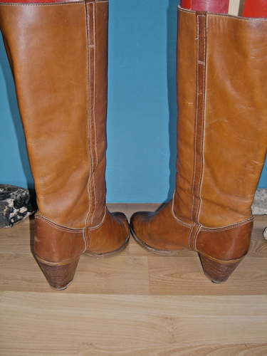 Zodiac boots 1980s wms 7 1/2 M - Picture 10 of 12