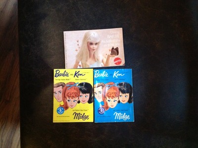 vintage barbie booklets