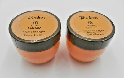 Avon TIMELESS Perfumed Cream Skin Softener Moisturizer, LOT of 2, New, Free Ship