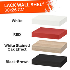 BRAND NEW/ SEALED IKEA LACK Floating Wall Shelf 30 x 26 in Multicolourd UK