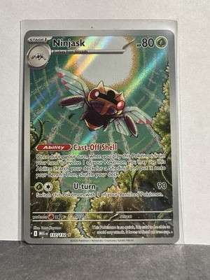 Pokémon TCG Ninjask Illustration Rare #137/132 Mega Evolution Full Art