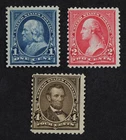 CKStamps: US Stamps Collection Scott#264 267 269 Mint H OG #269 Pinhole