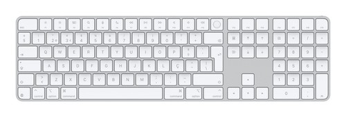 Klawiatura Apple Magic Uniwersalna USB + Bluetooth QWERTY Portugalska Biała - MXK7...