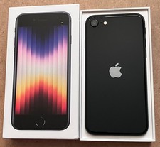 Apple iPhone SE 3rd Gen 2022- 64GB - Midnight (Unlocked) Battery health 92% 