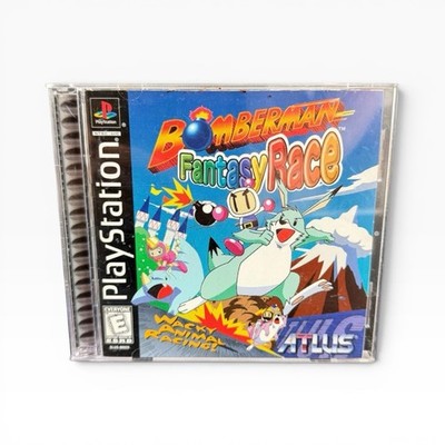 Bomberman Fantasy Race (Sony PlayStation 1, 1998) Complete CIB - Tested
