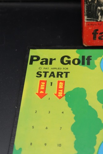 Vtg Par Golf Authentic Parlor Game Box Board Instructions Dice 3 Player Markers - Picture 13 of 23