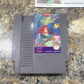 Capcom Disney's The Little Mermaid (NES) Complete w/ Box & Manual NTSC-U/C