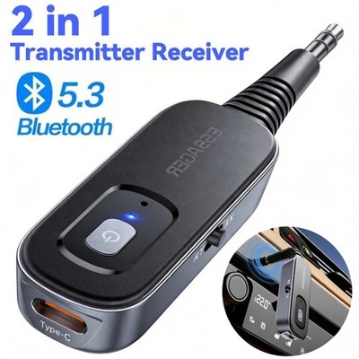 Bluetooth Audio Receiver KFZ Adapter Sender AUX Kabel Auto3.5mm Klinke Empfänger