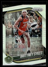 Brittney Sykes 2025 Panini Prizm WNBA Silver Prizm Card #121