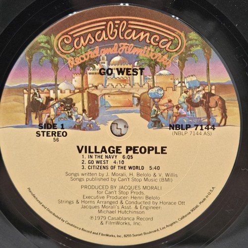 Village People Go West Vinyl Album (1979) - Picture 3 of 5