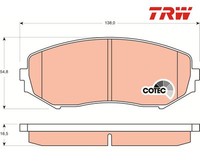 Bremsbelagsatz, Scheibenbremse Cotec Trw GDB3443 FüR Suzuki