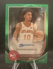 2025-26 Bowman Chrome Zaccharie Risacher Green Mojo Autograph /99