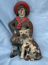 Buster Brown and Tige the Dog Still Bank Vintage Cast Iron