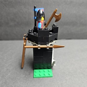 Vintage Lego Castle 1888 Black Knights Guard Shack 100% Complete 