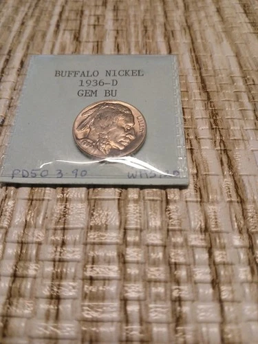 1936-D Buffalo GEM BU LooK!