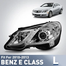 Halogen Headlight For 2010-2013 Mercedes-Benz W212 E350 E550 Left Driver Side