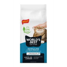 WORLD'S BEST CAT LITTER Multiple Cat Lotus Blossom Scented 28lb