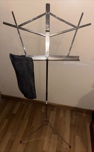 ON STAGE STANDS  Music Stand Adjustable Music Stand Vintage With Carry Case