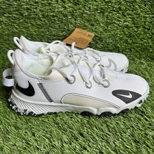 Nike Future Field Turf GS White Black Size 6Y Baseball DJ6949-103 New Shoes