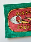 Original ACEO Barbosa Sardines Watercolor Painting OOAK Fish Art — photo 2