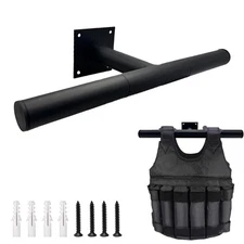 2 Pack Weight Vest Hanger Wall Mount, Heavy Duty Police Gear Rack, Body Armor...