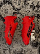 Myles Garrett AUTO Adidas adizero 'Solar Red' GX7893 Football size 9