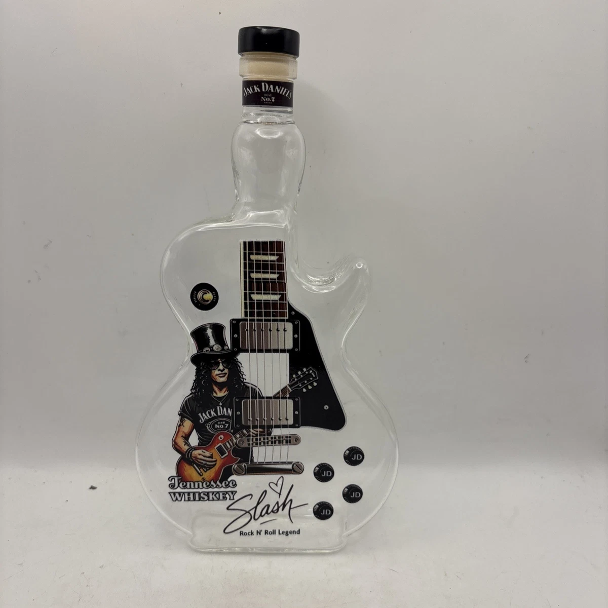 ミュージシャン Jack Daniel's Slash Guitar Bottle Jack Daniels Guitar In Jack Daniel'S Advertising Collectibles for
