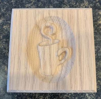 Coffee Cup Engraving Trim Wood Corner Trim Block Door Window Trim