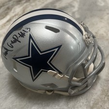 Michael Gallup #13 Signed Dallas Cowboys Speed Mini Football Helmet (JSA)