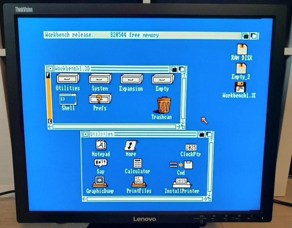 AMIGA Monitor 15 kHz 19" LED TFT im 5:4 Format [BenQ BL912 Alternative] NEU+OVP - Bild 2 von 4