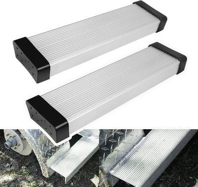 #ad Aluminum Boat Trailer Square Fender Mount and Step Pad Bolt On Brackets $45.99