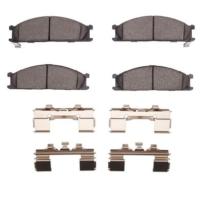 DFC 4000-0333-01 HybriDynamic Brake Pads and Hardware Kit fits Nissan