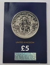 2023 HM King Charles III 75th Birthday Uncirculated UK Five Pounds £5 coin