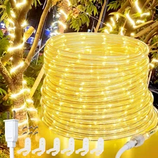 Rope Lights LED Outdoor Indoor Connectable Flexible Strip Waterproof