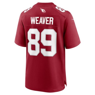 Arizona Cardinals Xavier Weaver #89 Nike Cardinal 2025 Official