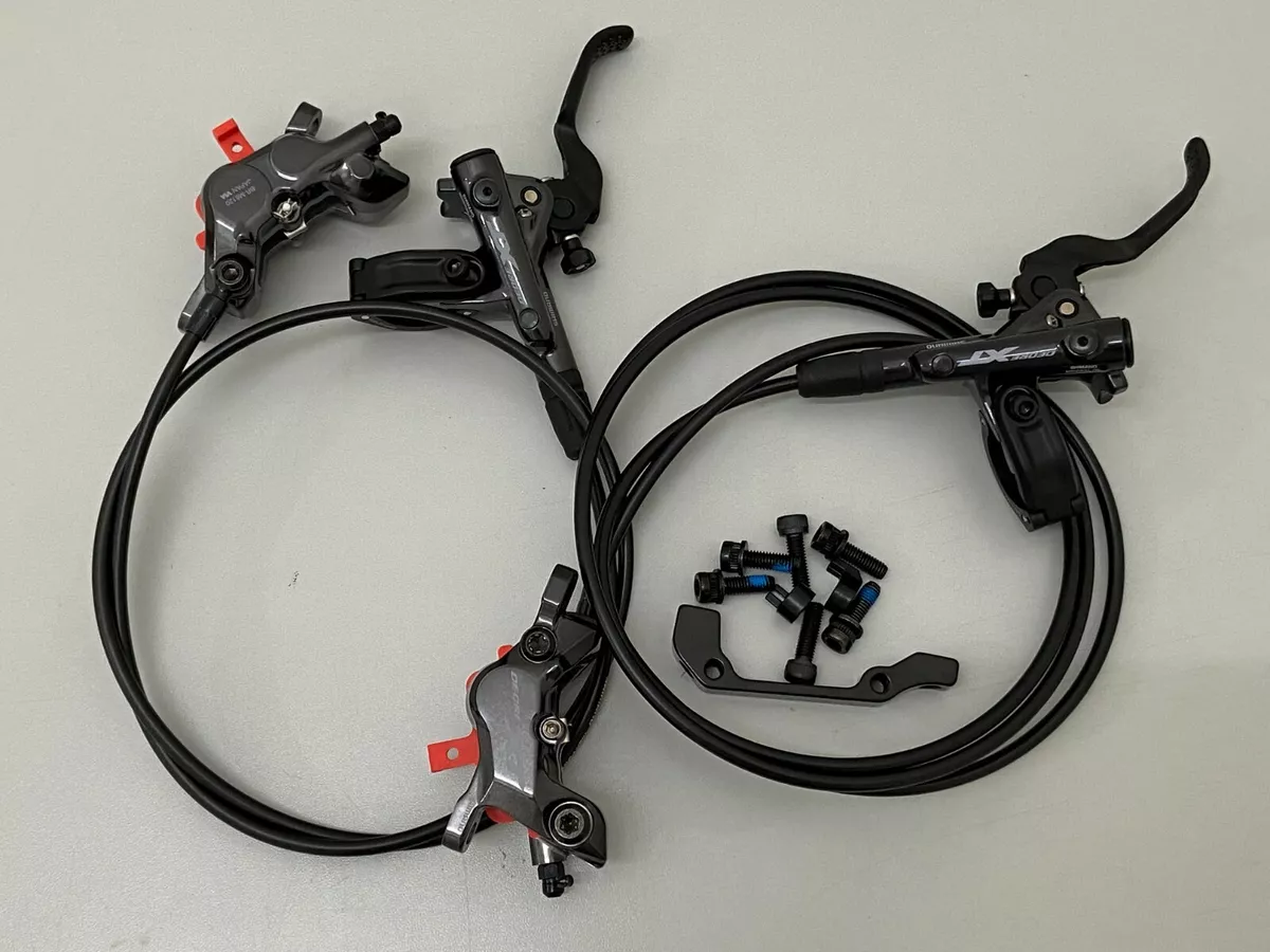 Shimano xt hydraulic brake best sale set