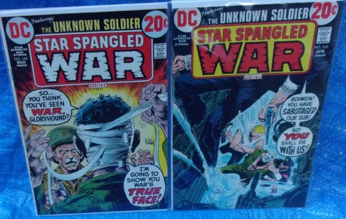 DC Comics Star Spangled War Stories #168 169 Lot The Unknown Soldier 1970'S