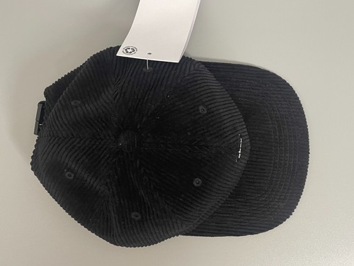 Obey Corduroy Baseball Hat Cap Black Adjustable Back One Size OS - Picture 6 of 16