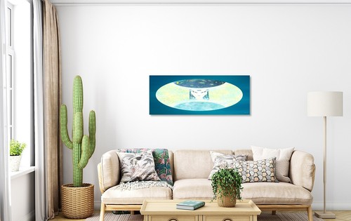 "Non-Human Intelligence" Original Painting Prints Canvas, Art Paper, Photo Paper - Picture 5 of 20
